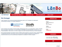 Tablet Screenshot of lanbo.se